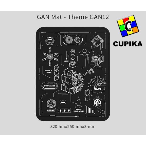 Rubik Mat GAN CUBE ORIGINAL Mouse Pad Kualitas Premium