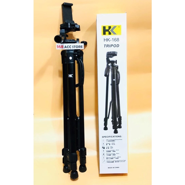 Tripod | Tripod Handphone Hk 168 Ori / Tripod Camera / Tripod 140 Cm