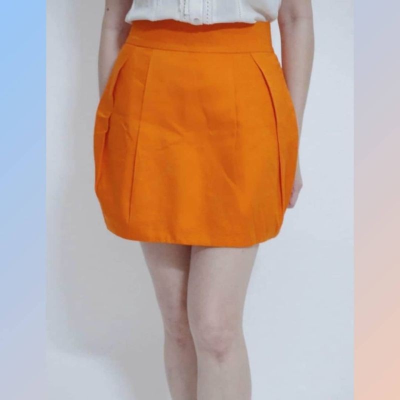 orange skirts