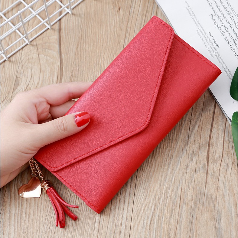 Dompet Panjang Wanita WD104 Dompet Panjang Lipat Import Dompet Korea Style