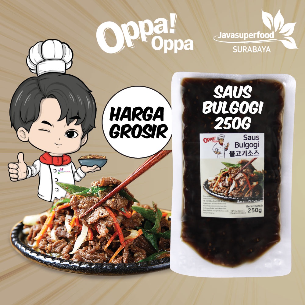 

Saus bulgogi korea 250gr / Sauce bulgogi saus daging BBQ STEAK