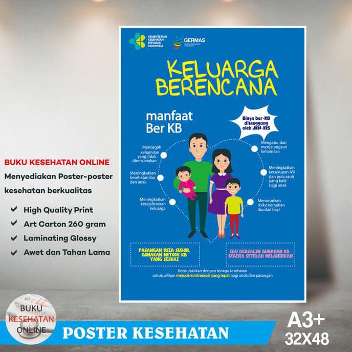 

Poster Kesehatan Keluarga Berencana - Laminating Glossy PRODUK TERBATAS