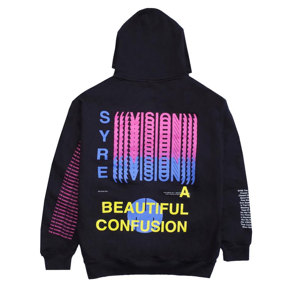 SYRE INVASION BLACK HOODIE MURAH HIGH QUALITY