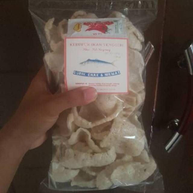 

KERUPUK GORENG IKAN TENGGIRI ORIGINAL+ SAOS 100GR