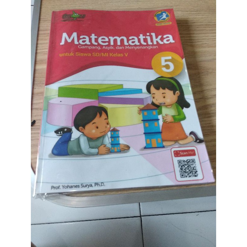 Buku paket Matematika SD/MI kelas V ,Gasing,Gampang,Asyik dan menyenangkan,Edisi Revisi.