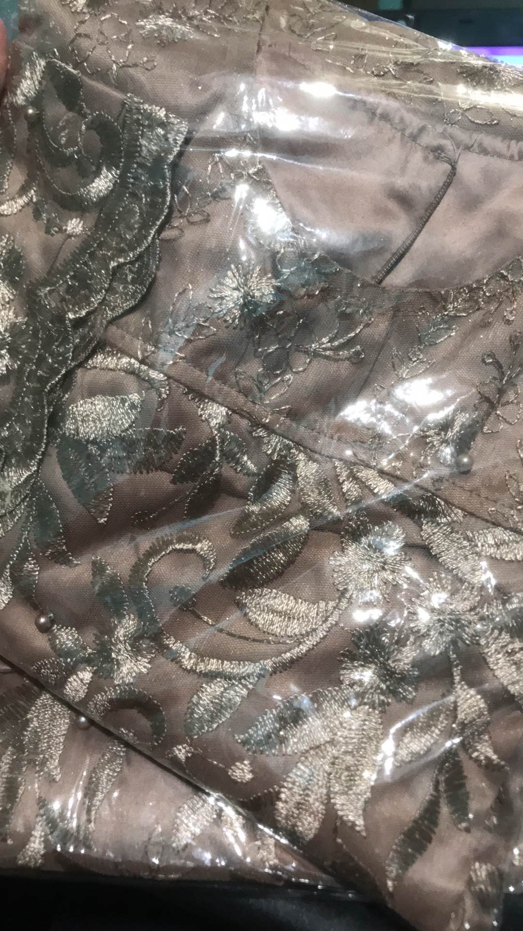 Ada Jumbo Best Seller Laudya Dress By Elsire Tile Bordir Brokat Belakang Full Kondangan