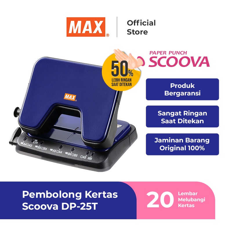 

MAX DP-25T Pembolong kertas