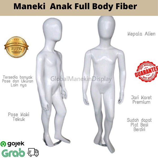 Manekin Anak Full Body | Patung Baju Anak Full Body Fiber