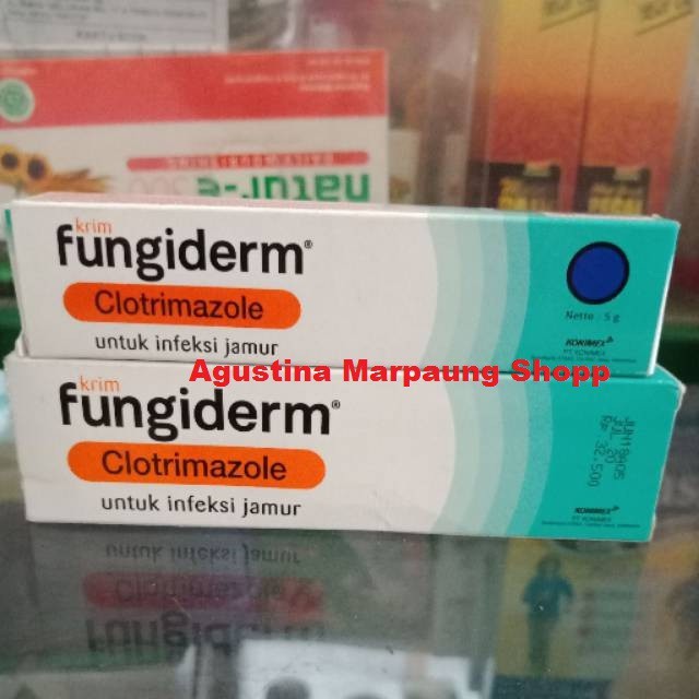 Fungiderm cream 5 gram &amp; 10 gram ( krim gatal panu kadas jamur )