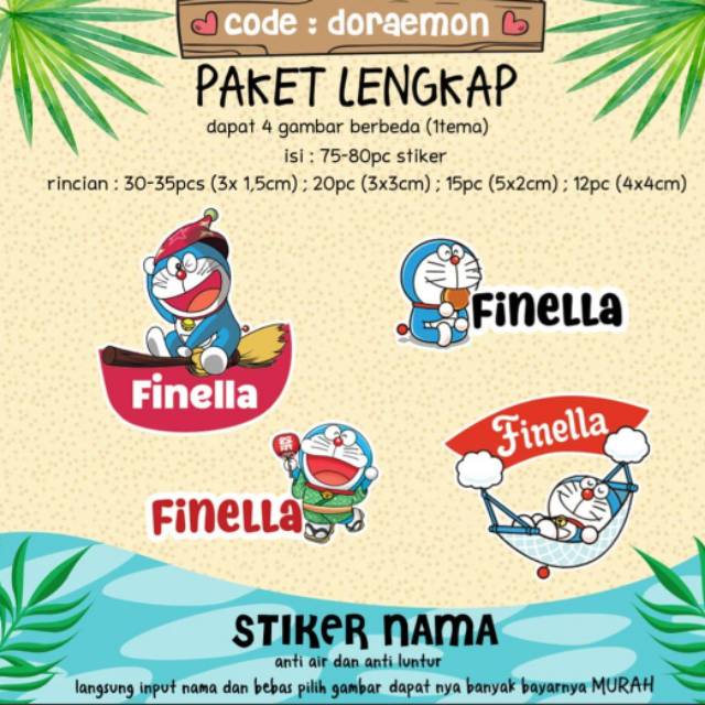 

Stiker Nama Custom 5