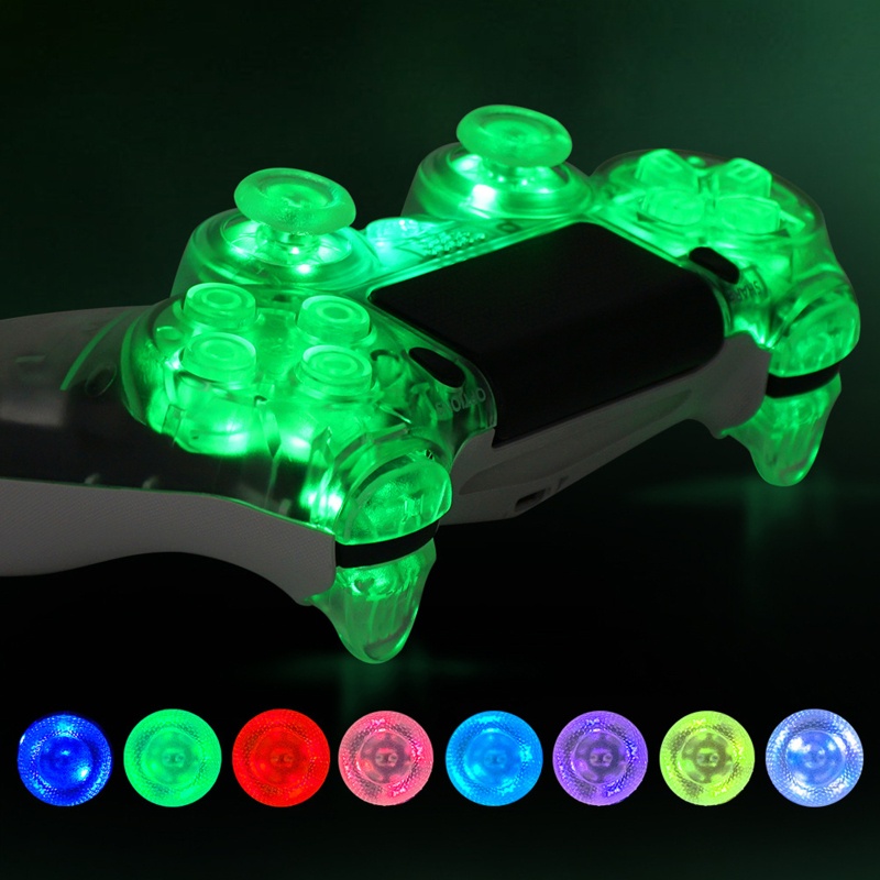 Btsg Multi-Warna Luminated D-pad Thumb Sticks LED Mod Untuk Pro Controller Tombol Wajah DTF LED Mod Kit Untuk Controlle