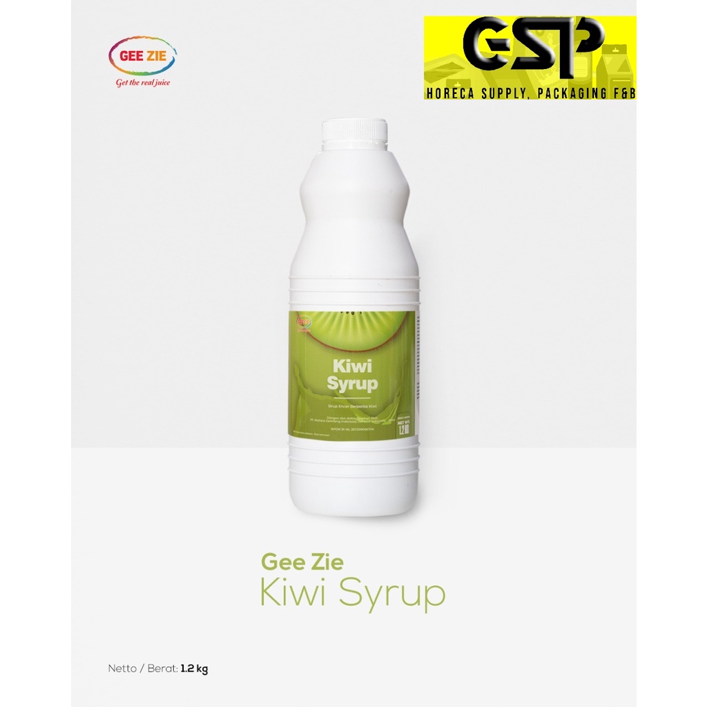 

GEE ZIE Kiwi syrup concentrate / Syrup Kiwi / Sirup Kiwih kiwie import Taiwan