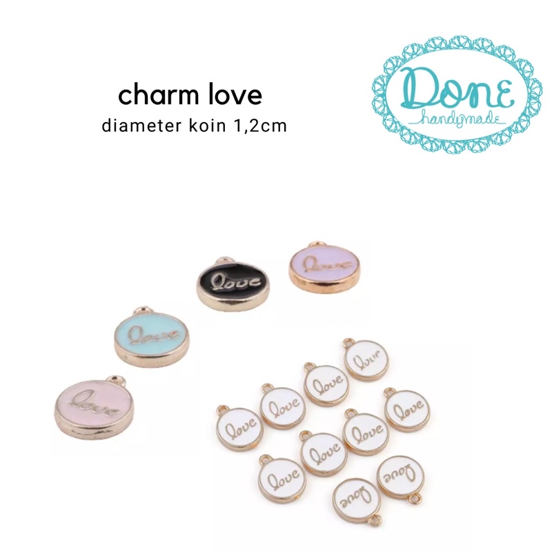 Love enamel charm valentine accesories heart love charm keychain