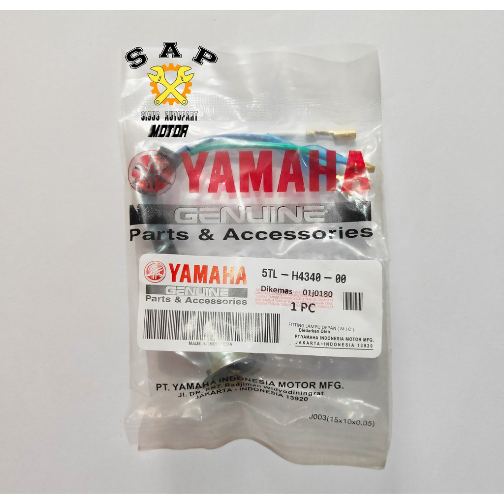 Fitting Lampu Depan Mio / Soket Lampu Jupiter Vega R FIZ R / Fitting Lampu Depan Yamaha