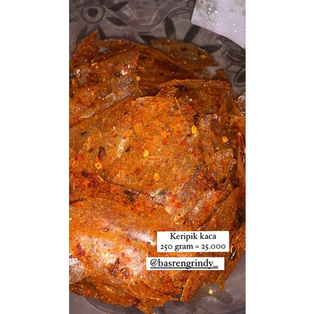 

kripca ( keripik kaca) 250 gram