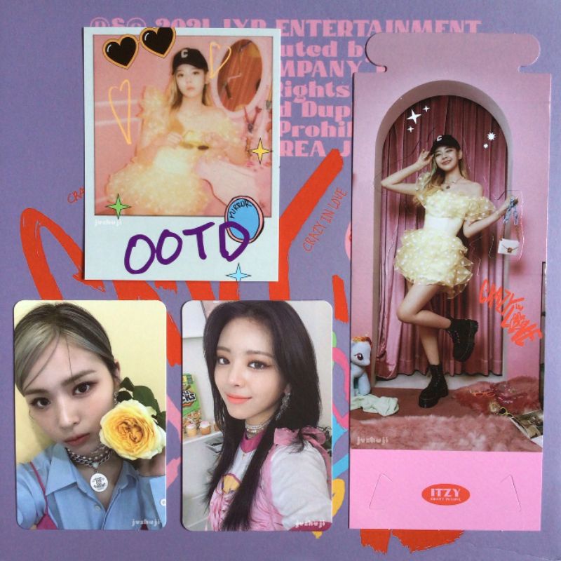 PC ITZY CRAZY IN LOVE RYUJIN YUNA POLA LIA