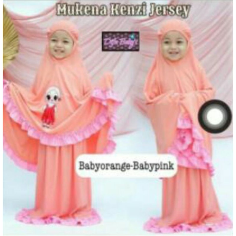 (COD) MUKENA ANAK LED USIA 4-8 TH (PILIH WARNA)