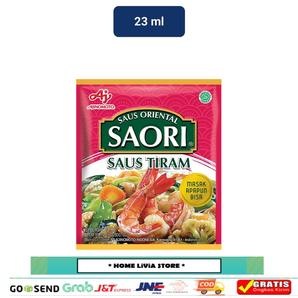 

Saori Saus Tiram Sachet 23 ml