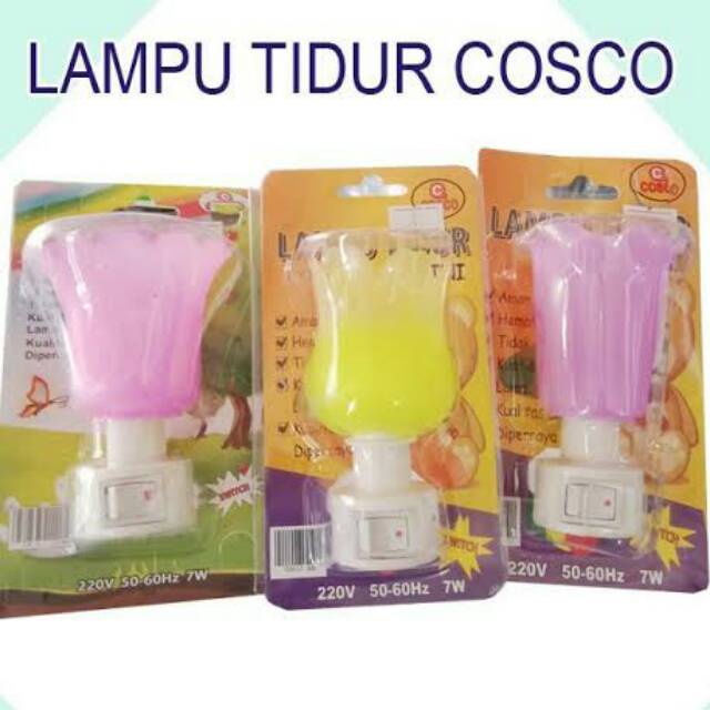 Lampu tidur Cosco - Mini lamp lucu - Lampu kamar temaram