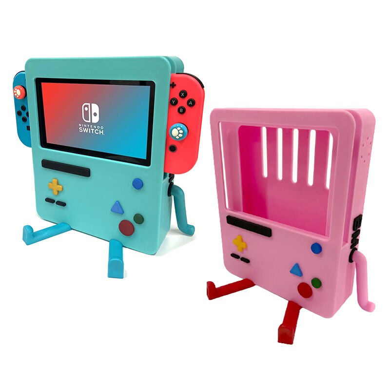 Stand Konsol Game Nintendo Switch Motif Kartun Lucu Bahan Silikon