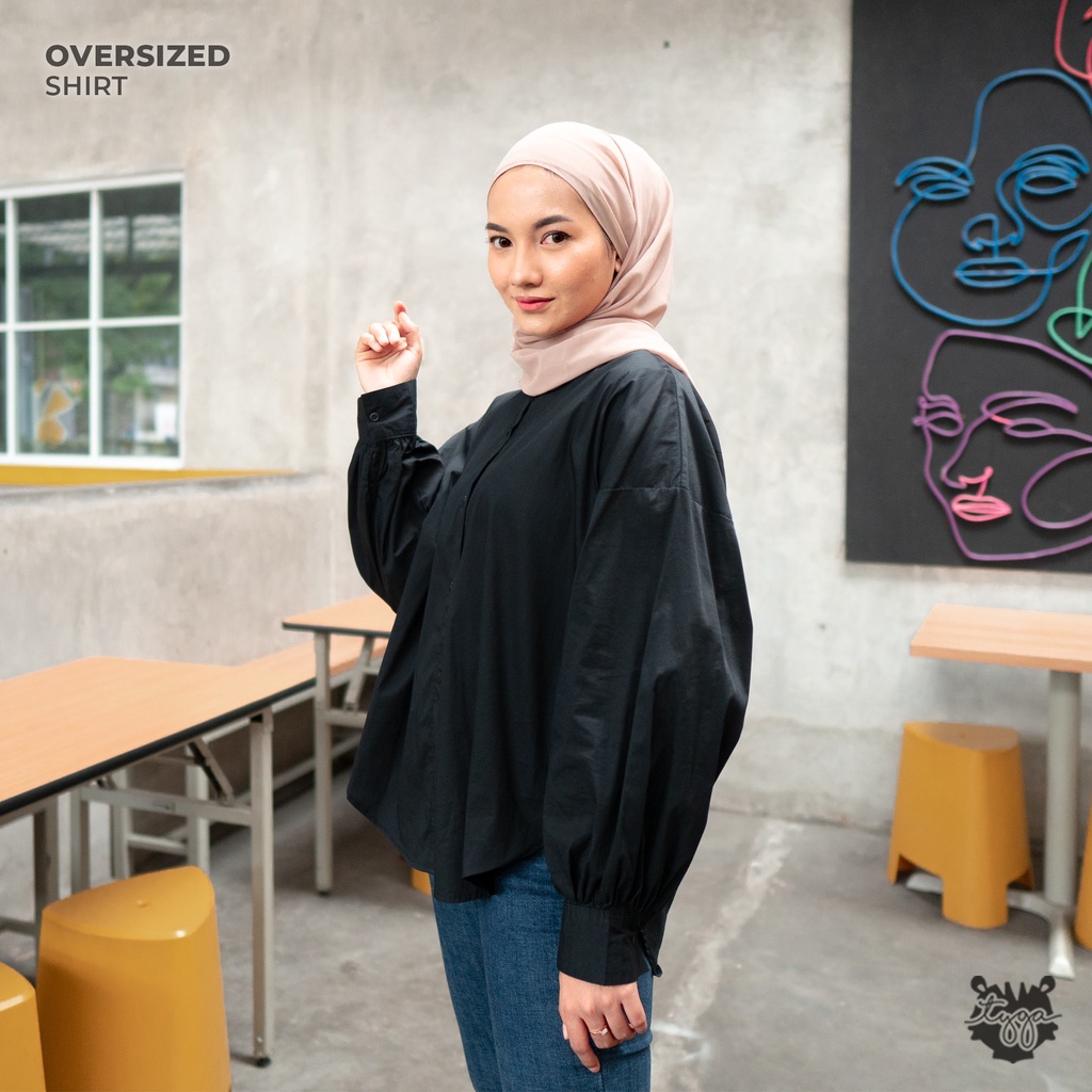 Oversized Poplin Shirt (Kemeja Oversize)