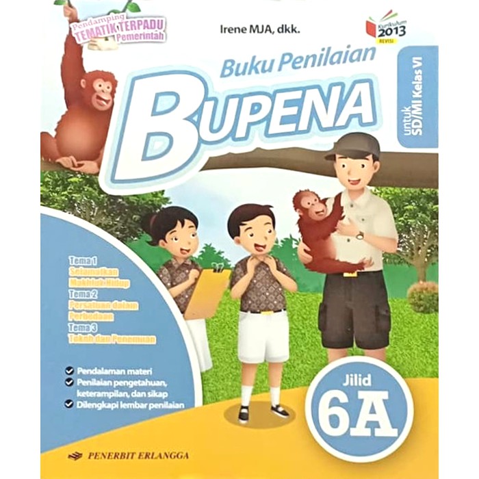 Buku Pelajaran Sd Bupena 6a Buku Penilaian Kelas 6 Kurikulum 2013 New Shopee Indonesia