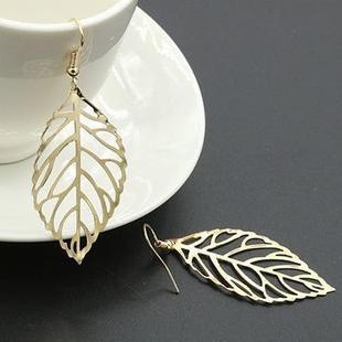 Anting Wanita Gantung B33 Big DAUN Women Hook Earrings Giwang Cantel Cewe Gaya Korea Fashion Earring