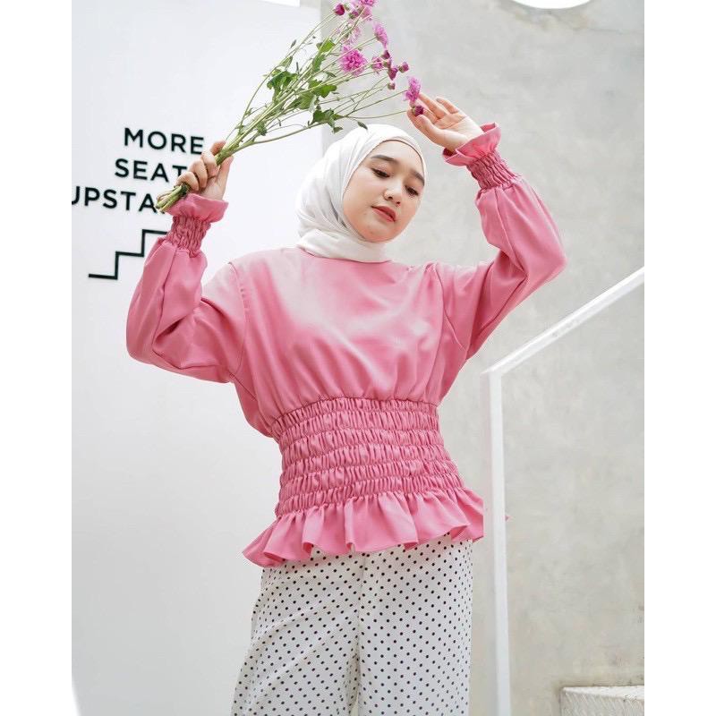 1KG MUAT 5PCS | KENDA BASIC BLOUSE HITS SELEBGRAM FASHION OOTD WANITA MASA KINI