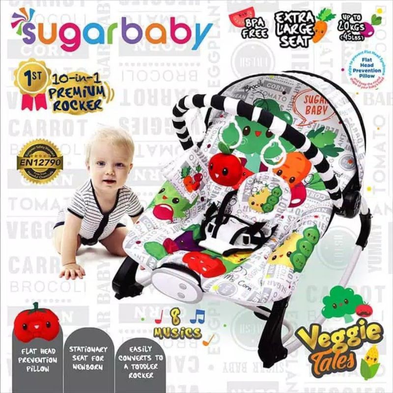 Sugarbaby 10 in 1 Premium Rocker Extra Large Seat