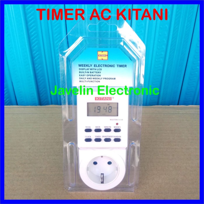 Timer Digital Kitani / Timer Walet / Stop Kontak Otomatis / Timer AC