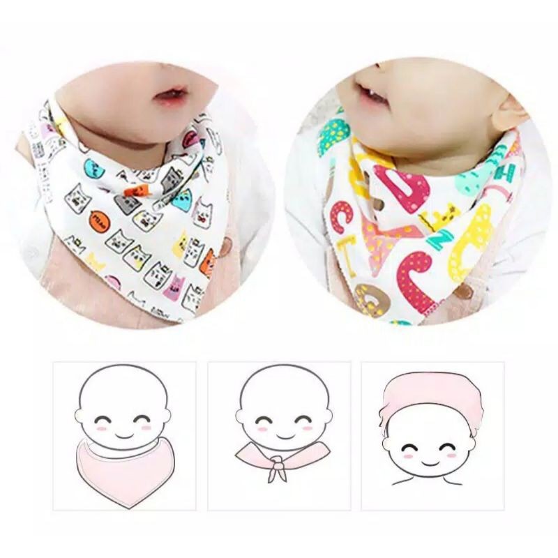 Celemek Anak Slabber Bayi BIB Lap Makan