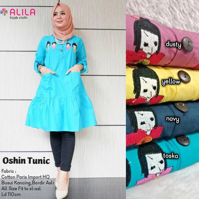 Bismillah . . . Grosir/Eceran Murah Baju Wanita Atasan Tunik Oshin Terlaris