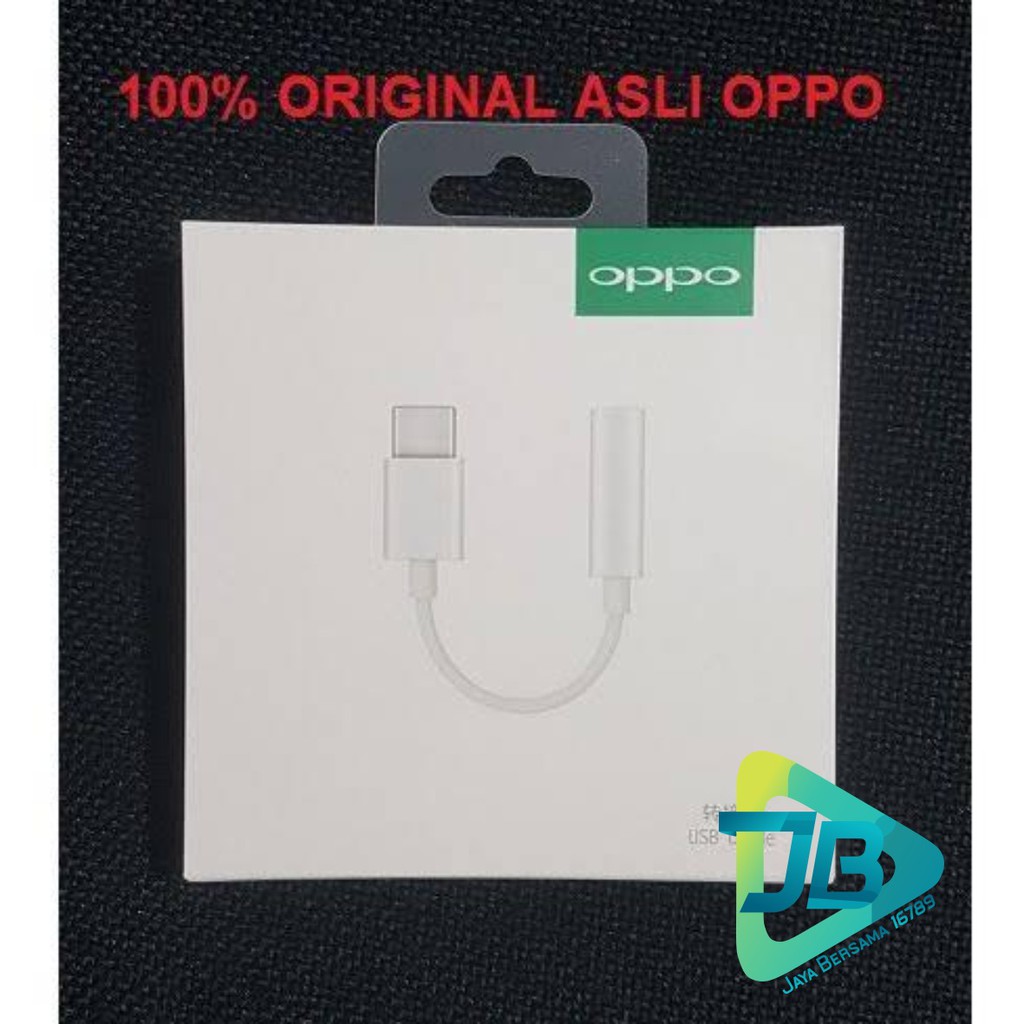 OPPO tipe c To 3.5mm adapter converter audio Jack 3.5mm adapter Headset tipe c adapter ori JB2493