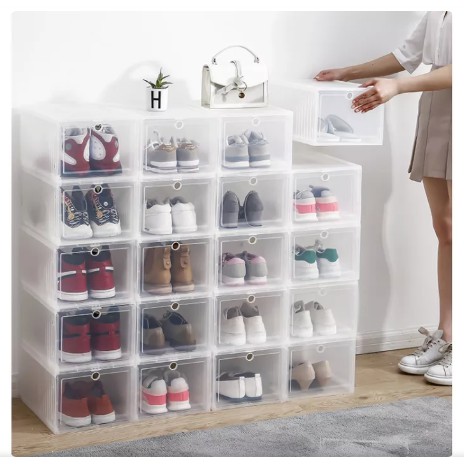 Kotak Sepatu Transpran Besar / Kotak Sepatu Sneakers / Kotak Sepatu XL