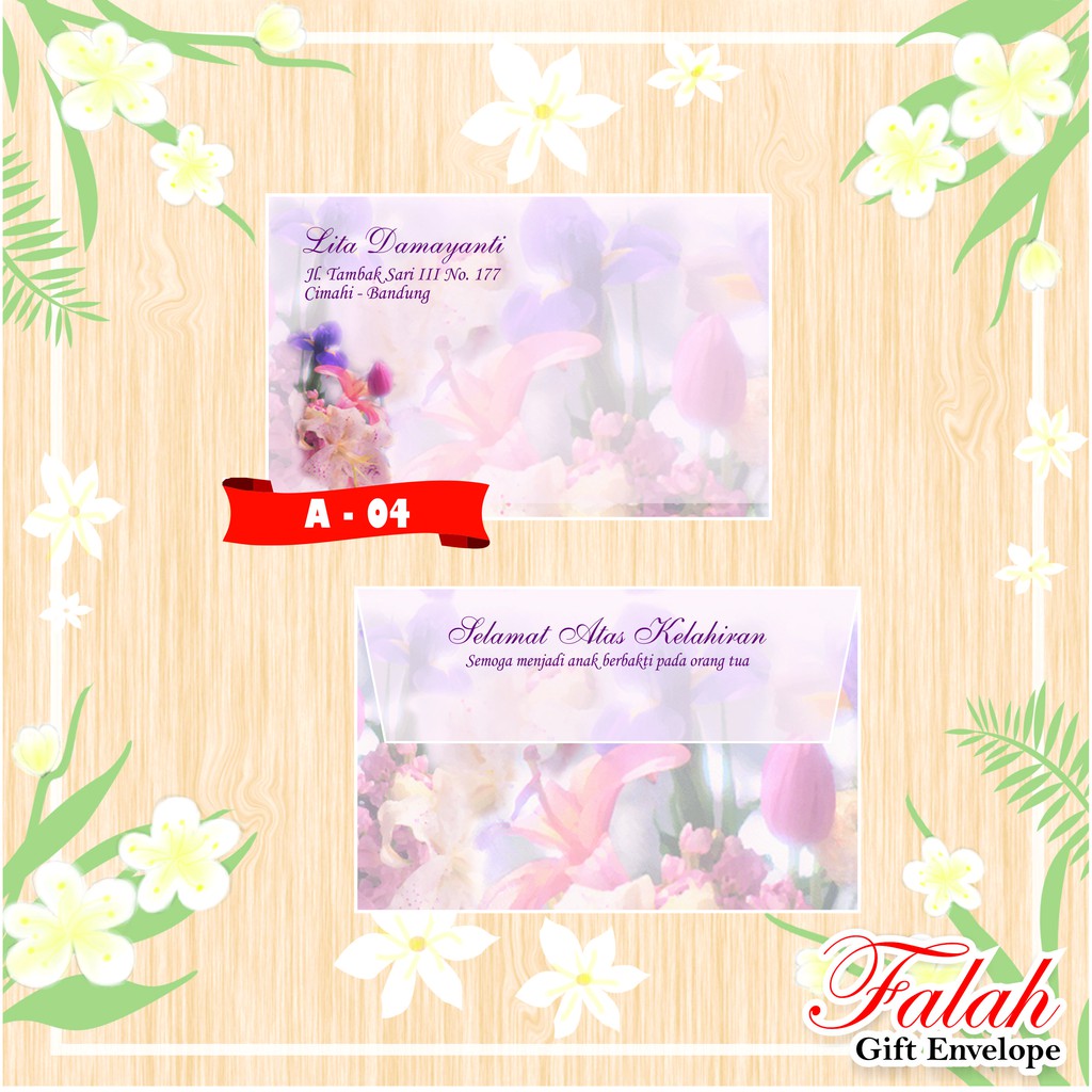 

Amplop Falah Motif A-04 Isi 50 Lembar Tanpa Tulisan