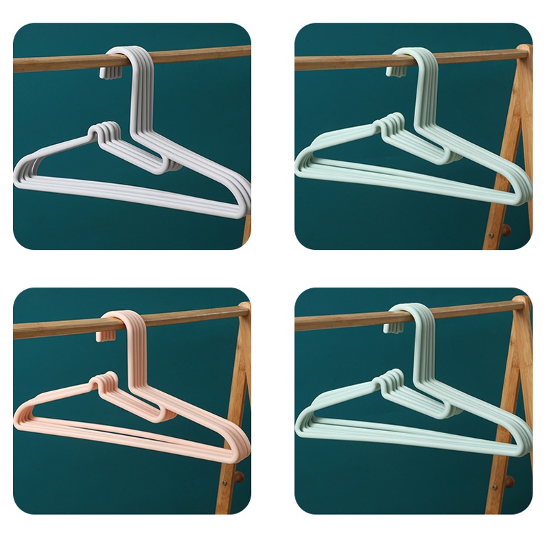 Hanger desain menarik, bahan tebal, anti-slip, tanpa bekas