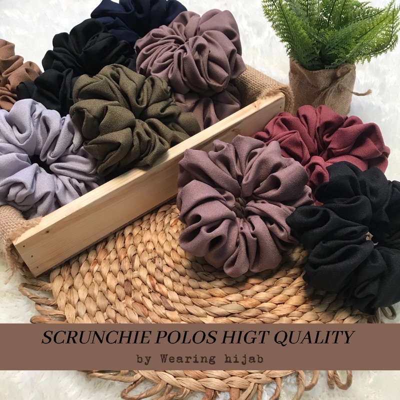 SCRUNCHIE / CEPOL MOSCREPE higt quality by WEARING HIJAB