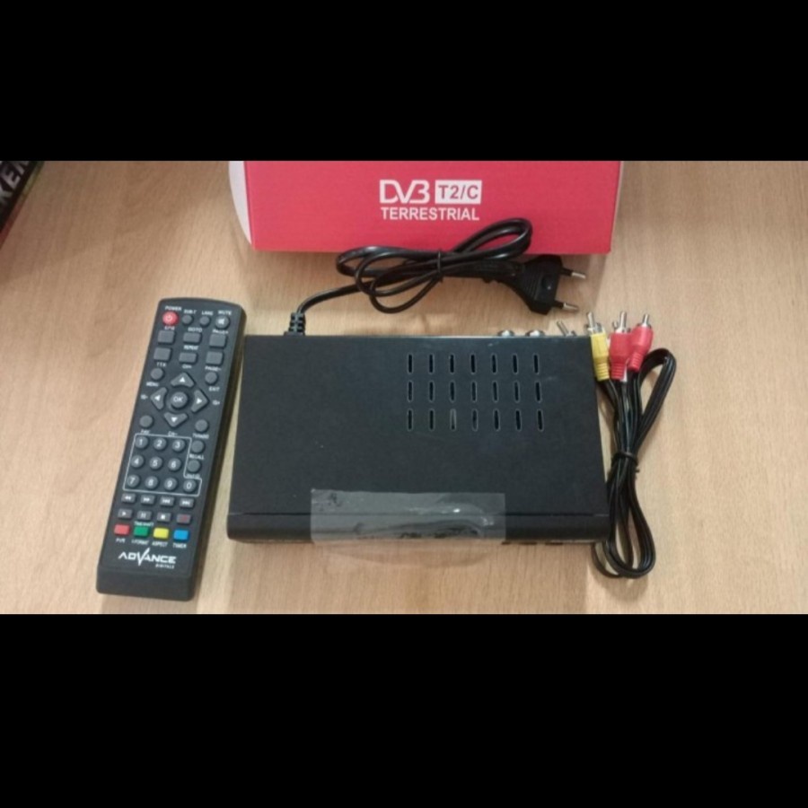 ADVANCE Set Top Box DVB-T2 Model STP-A01 Penerima Siaran Tv Digital