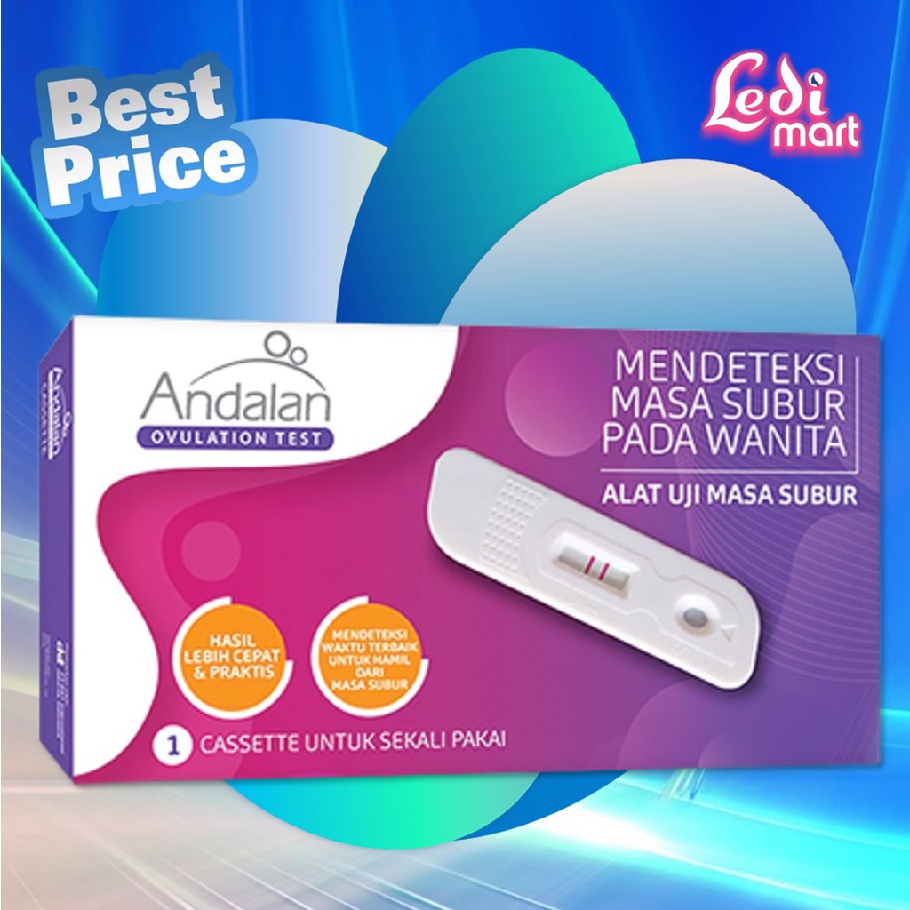 ORIGINAL Andalan Ovulation Test Masa Subur / Andalan Tes Kesuburan / LEDI MART