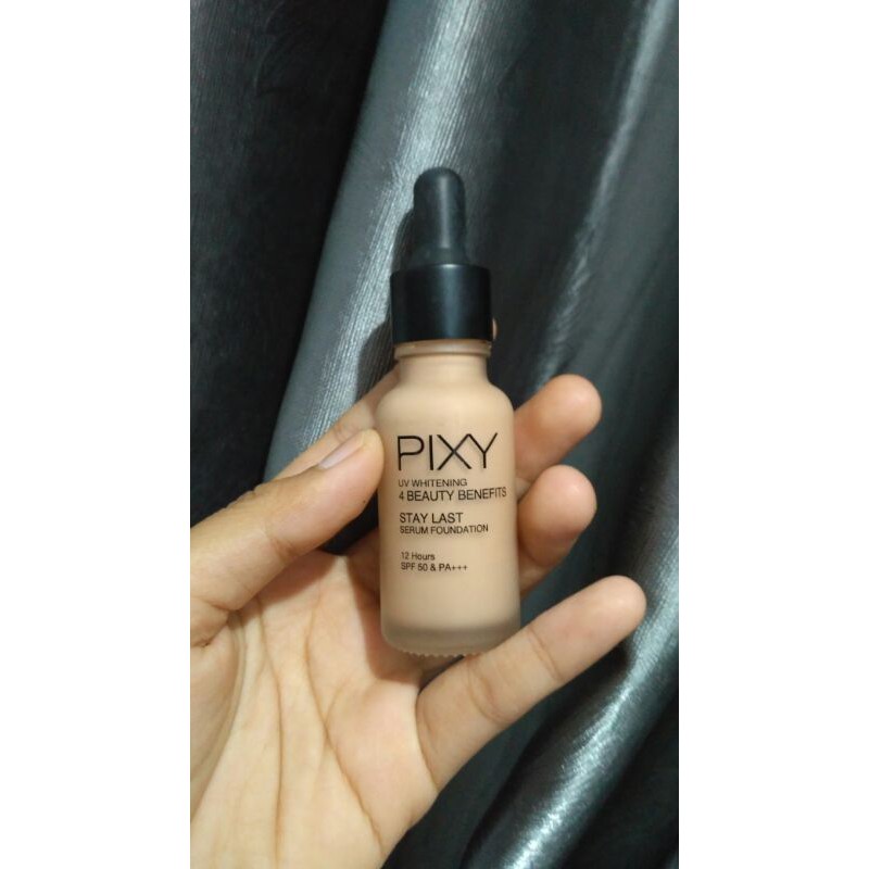 preloved pixy stay last serum foundation 03 natural beige
