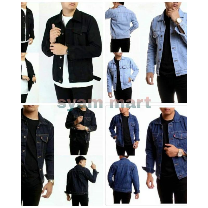 JAKET JEANS PRIA/ JACKET DISTRO / JAKET COWO ITEM BEST SELLER PREMIUM MURAH