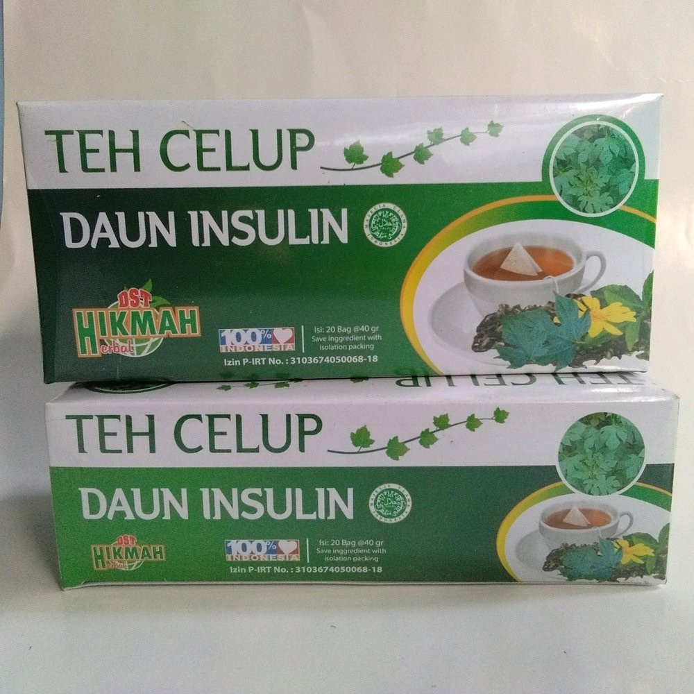 TEH CELUP DAUN INSULIN / Herbal Obat Diabetes / Kencing Manis