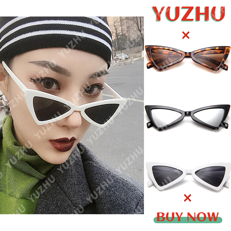 【YUZHU】COD Kacamata Retro Cat Eye untuk Wanita