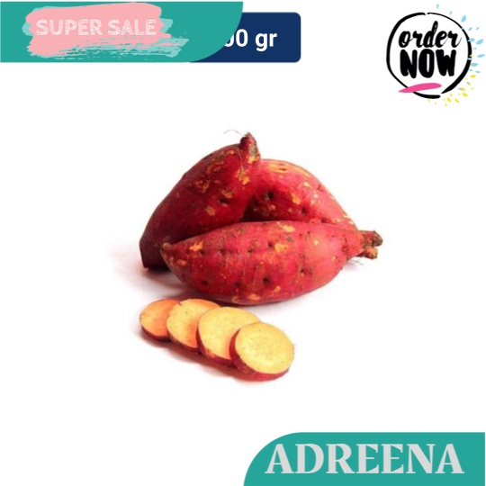 

Ubi Merah 500 gr Adreena Freshbox
