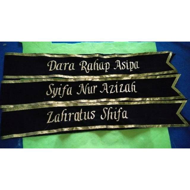 Selempang Wisuda Bludru anak TK