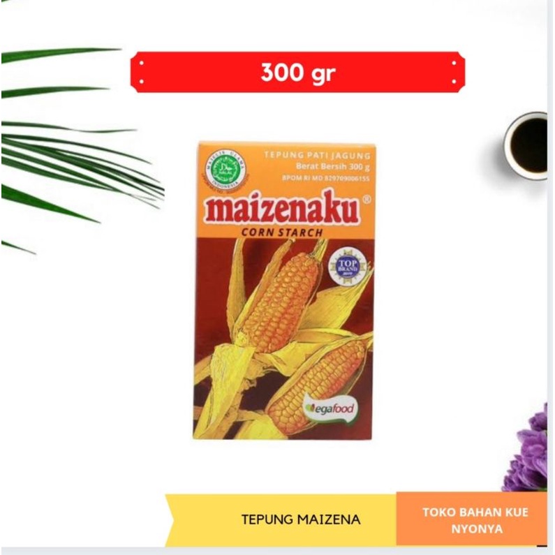 

MAIZENA CORN STARCH TEPUNG PATI JAGUNG MAIZENAKU / HALAL 300gr