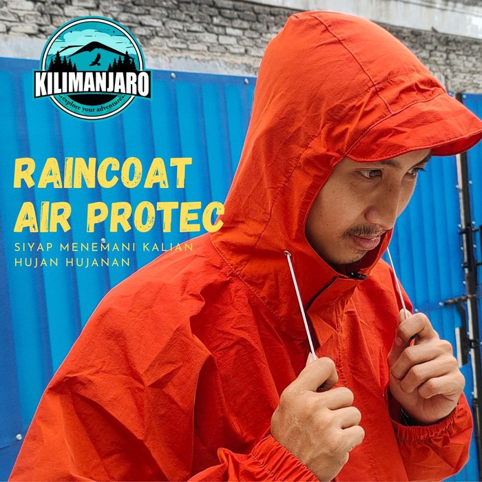 Raincoat Gunung Outdoor Jas Hujan Motor Air Protec Original