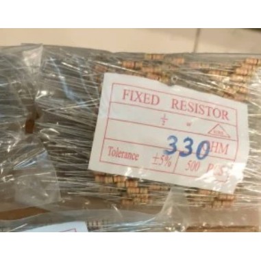 Resistor 1/2 watt 330 ohm 500pcs 500 pcs