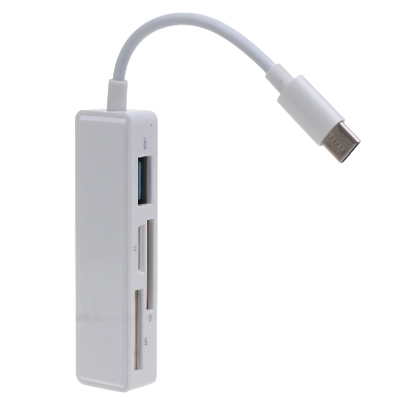 Btsg USB C Ke Micro-SD Memory Card Reader Adaptor Kamera 3-in-1 Untuk Laptop