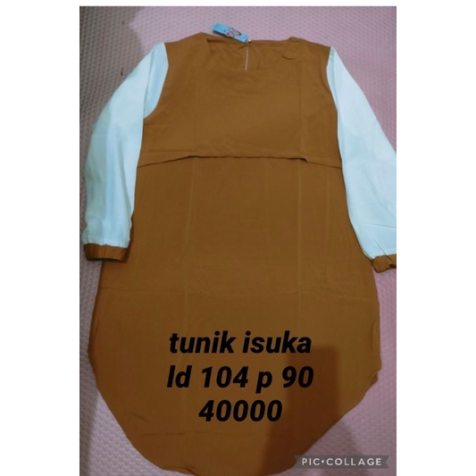 tunik isuka fashion ld 104/baju isuka murah/isuka momelca fashion